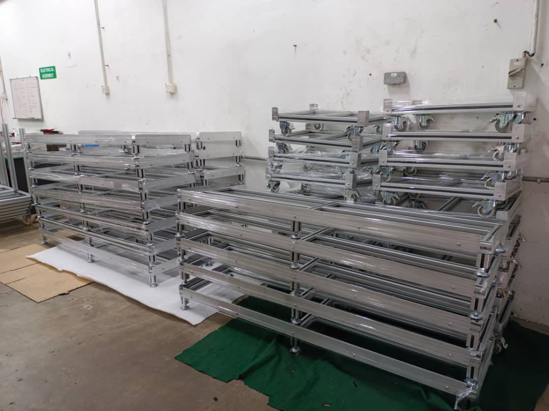 Fabricated industrial frames from Everclass’s gallery